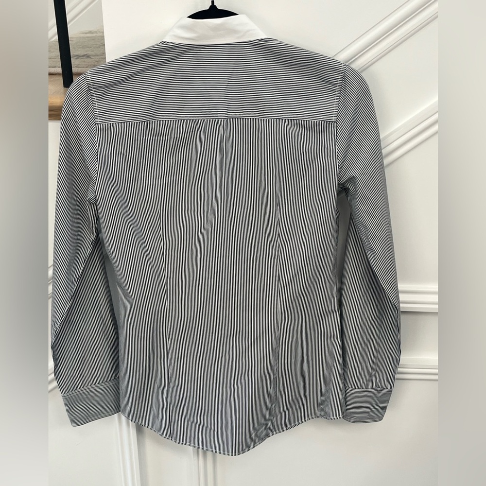 J. Crew Black and White Dress Shirt - Picture 2 of 7